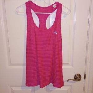 Women's Adidas Tank Top Pink Climalite Running Racerback sz L